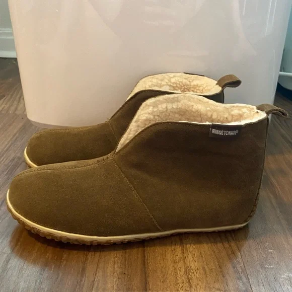 Minnetonka Tamson Slippers Men’s 10 - Picture 2 of 5